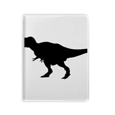 Imagem de Caderno de silhueta encaracolada Dinosaur Bones Diário capa macia
