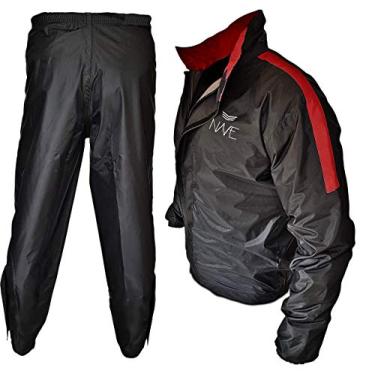 Imagem de Capa de chuva motoqueiro Conjunto Nylon Emborrachado M