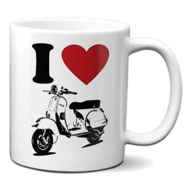 Imagem de Caneca Eu Amo Minha Scooter Moto Presente Motocicleta