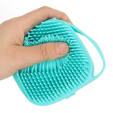 Imagem de A escova de banho para cães pode ser preenchida com gel de banho, escova de xampu e escova de banho massageadora para cães, para banho de animais de estimação e massagem para animais