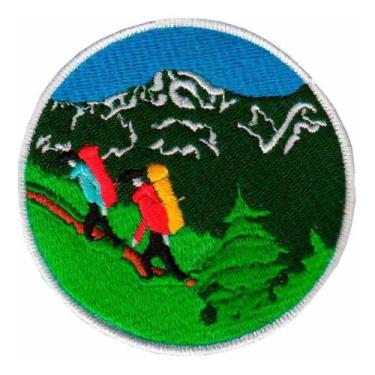 Imagem de Patch P/ Camiseta Calça - Trekking Trek Montanhismo - Hdm Bordados