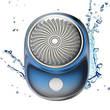 Imagem de Mini Barbeador Elétrico Portátil | Barbeador elétrico portátil à prova d'água | Mini barbeador à prova d'água com design silencioso e tamanho portátil para barbear lavável a seco e molhado Hmltd