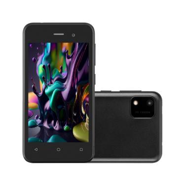 Imagem de Smartphone Multi 3G Preto 32GB, Android 10 Go, Conexões Wi-Fi e Bluetooth