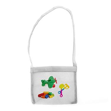 Imagem de Saco De Malha Saco De Brinquedo De Praia Portátil Dobrável Náilon Malha Mar Escudo Saco De Armazenamento Para Brinquedo De Praia Das Crianças