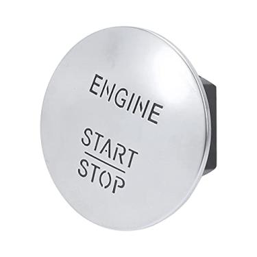 Imagem de Chave de ignição do motor, botão de partida do motor em liga de alumínio ABS 2215450714 para substituição de carro para Mercedes-Benz E350 2010-2014