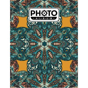 Imagem de Photo Album: Album, Large Photo Albums with Writing Space Memo, Extra Large Capacity Picture Album, Family, Baby, Wedding, Travel Photo Book, 120 Pages | Mandalas Cover by Bernard John