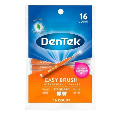 Imagem de Escova Interdental Dentek Dentes Padrão com 16 unidades