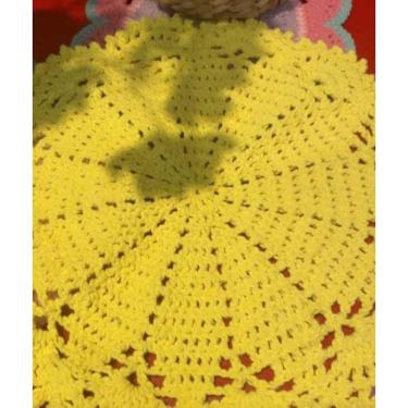 Imagem de toalhinha de crochê / centro de mesa de crochê / Sousplat em crochê /Decoração Casa, sala, cozinha