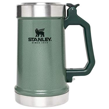 Imagem de Stanley Caneca de cerveja clássica com abridor de garrafa, caneca e copo isolado de 680 ml, Hammertone Green