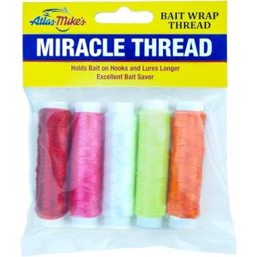 Imagem de Atlas Magic Thread - Linha de pesca elástica para amarrar sacos de isca, artesanato de iscas e pesca versátil, fio durável para empreendimentos de pesca bem-sucedidos