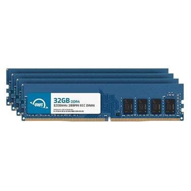 Imagem de OWC 128 GB (4 x 32 GB) DDR4 3200 MHz PC4-25600 CL22 2RX8 ECC Unbuffered UDIMM 1.2V 288-pin Workstation Server Memory RAM