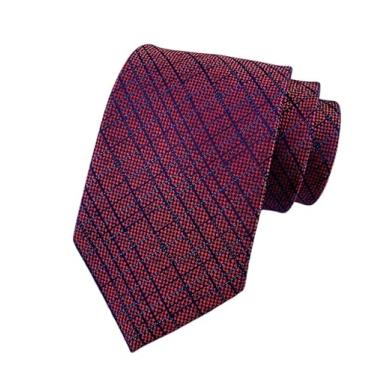 Imagem de GGWMSKRH Gravata masculina 1 peça masculina 8 cm carreira gravata listrada camisa de negócios, A, tamanho �nico