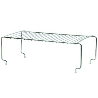 Imagem de Organizador Armário Prateleira Multiuso Empilhável Cromado