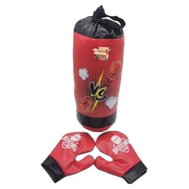 Imagem de KIt Brinquedo Saco De Pancada Boxe Infantil Com Luvas