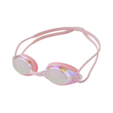 Imagem de Dynwave Óculos de natação, proteção ampla para os olhos, óculos de natação, óculos anti para mergulho com snorkel, esportes aquáticos internos, ROSA
