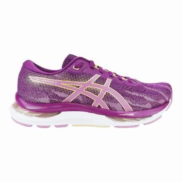 Imagem de Tênis ASICS GEL-Hypersonic 5 - Feminino - Roxo/Dourado - tam: 40