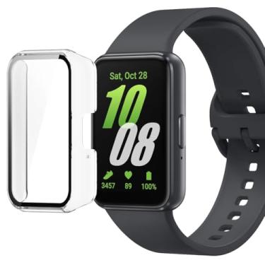 Imagem de Capa Case Bumper Tranparente Com Película P/Galaxy Fit 3