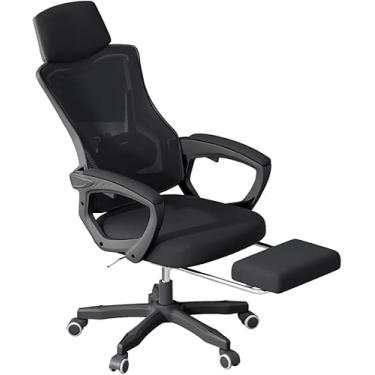 Imagem de Cadeira Gamer Design Estilo Gamer, Tecido Respirável, Design Ergonômico Com Apoio para Os Pés - Fox Racer