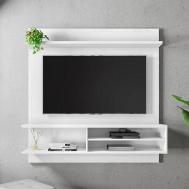 Imagem de Painel para Tv até 50 Polegadas 2 Prateleiras Atrio Inusitta Branco