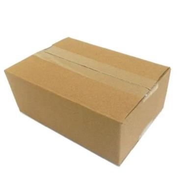 Imagem de Caixa de Papelão Ondulado Pardo 16x11x6 cm - 100 Unidades