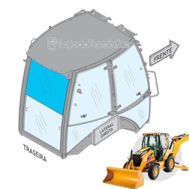 Imagem de Vidro Vigia Traseiro Superior - 416E 2290309 - LOJA DO PARABRISA