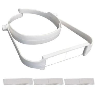 Imagem de Lupa de cabeca tk 600 branca - 4 lentes - SANCOMP