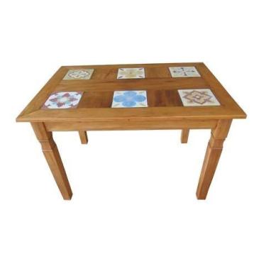 Imagem de Mesa Rústica Virgínia em Madeira de Demolição - Cód 2475 - Barrocarte 