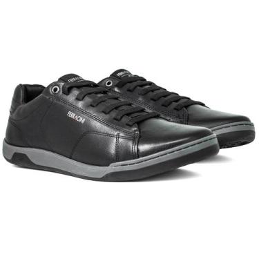 Imagem de Sapatênis Masculino Ferracini 24h Couro Lexus Elástico Conforto Resist
