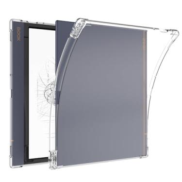 Imagem de Zrengp Capa de TPU transparente para Boox E-Reader, capa traseira macia de silicone transparente ultrafina e leve para Boox E-Book (para Boox Note Air/Air2/Air2 Plus 26.2 cm)