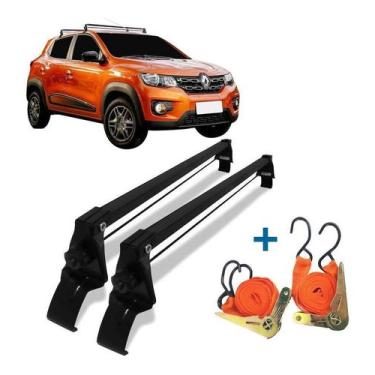 Imagem de Rack de Teto Bagageiro + 2 Cintas Kwid 4 Portas Ano 17/22 - Vhip