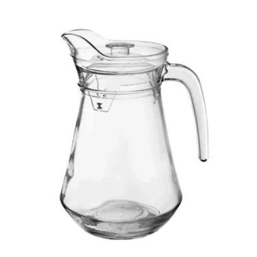 Imagem de Jarra de Vidro c/ Tampa Suco Água 1.5 Litros - UtilBazar