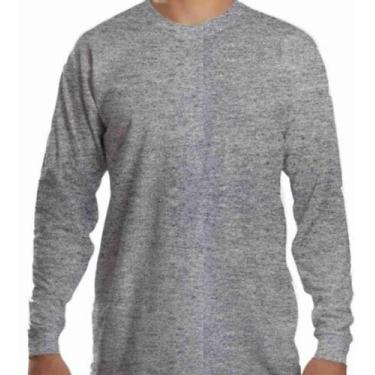 Imagem de Kit 3 Camiseta Básica infantil Menino e Menina Unisex  Manga Longa Mal