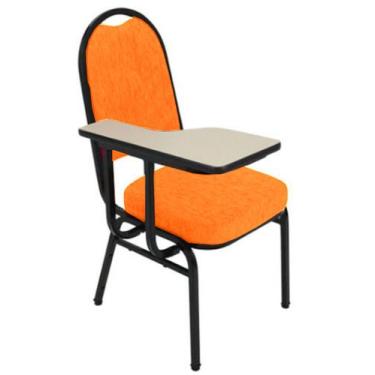 Imagem de Cadeira Universitária para Auditório Linha Hotel Laranja - Design Offi