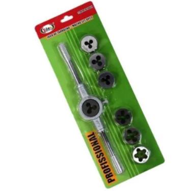 Imagem de Jogo Tarraxa + Macho Cossinetes Roscas Oficina - 8 pcs - Idea