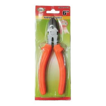 Imagem de Alicate De Corte Cabo Emborrachado Diagonal 6 Polegadas - IDEA