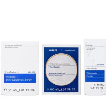 Imagem de Kit Korres Greek Yoghurt - Tratamento Facial Super Dose e Área dos Olh