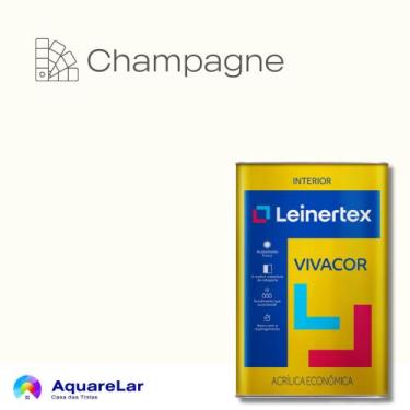 Imagem de Vivacor Acrílica Leinertex Fosco 18L, CHAMPAGNE