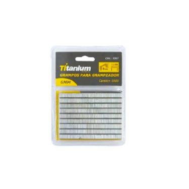 Imagem de Grampo p/ grampeador tapeceiro 6,0mm 05067 - TITANIUM, UNIC, UNIC