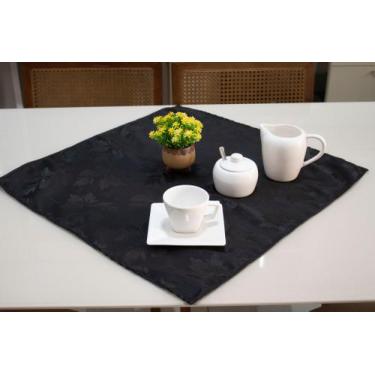 Imagem de Toalha de Chá/Cobre Mancha Quadrada em Tecido Jacquard 0,70x0,70 - Pre