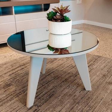 Imagem de Mesa De Centro Com Espelho Artely Holanda Cor Off White