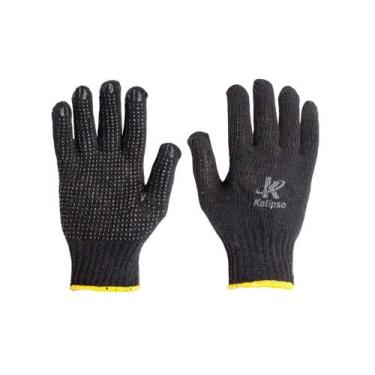 Imagem de Luva Malha Tricot Acrilon Pigment Preta Encart