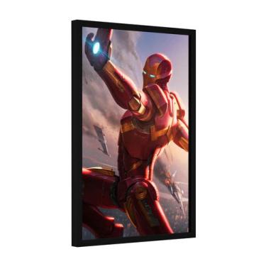 Imagem de Quadro decorativo - homem de ferro iron man - marvel - Cultture, 60x40