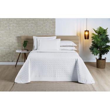 Imagem de Cobre Leito Madri Casal Padrão Algodão 200 Fios Varias Cores - Doce La