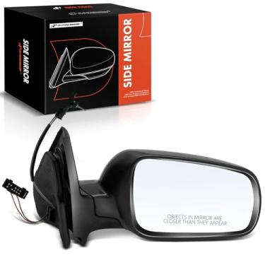 Imagem de A-Premium Espelho retrovisor manual do lado do passageiro - compatível com Volkswagen Jetta 1999-2005, Golf 1999-2006 - Espelho retrovisor externo externo dobrável manual aquecido - Substituição #