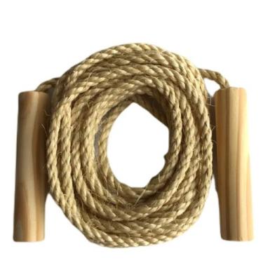 Imagem de Kit 6 Cordas De Pular Coletiva Infantil 5m Sisal Envio 24H - MCC Brinq