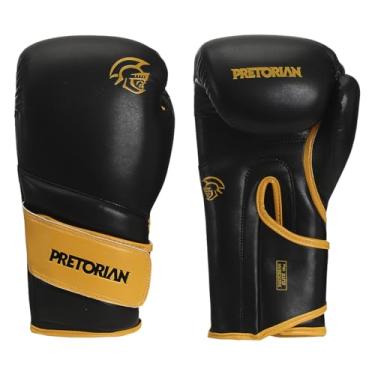 Imagem de Luva Boxe/Muay Thai Elite Pretorian - Preto/Amarelo -12 Oz