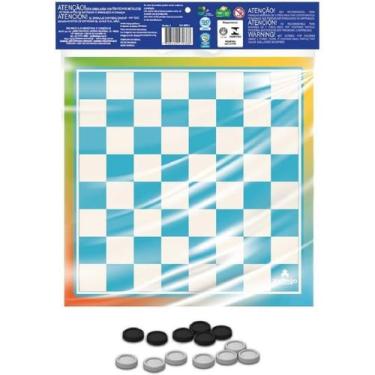 Imagem de Jogo De Tabuleiro Damas E Ludo 40 Peças Xalingo - Ref 12754 - 27 x 27 