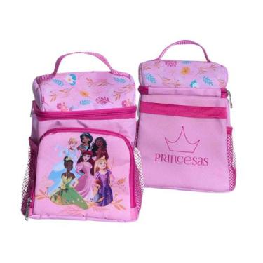 Imagem de Lancheira Térmica 2 Compartimentos Princesas Disney Oficial - Zona Cri