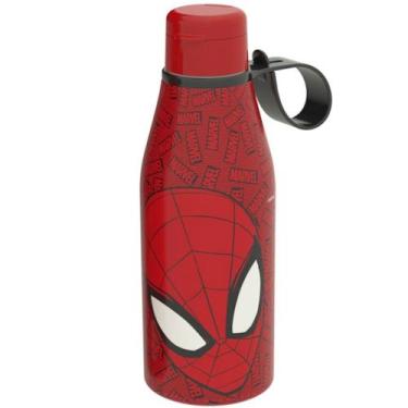 Imagem de Garrafa Homem Aranha Lanche Escola Passeio Viagem 530ml - Plasutil, Ga