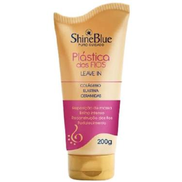 Imagem de Leave-In Shine Blue Plástica Dos Fios Repara e Protege 200g